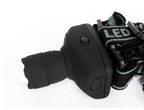 Фонарь налобный LED 5354 (1Вт LED ZOOM 3 режима; 3хR03 сер.) Ultraflash 11549: фотография 1