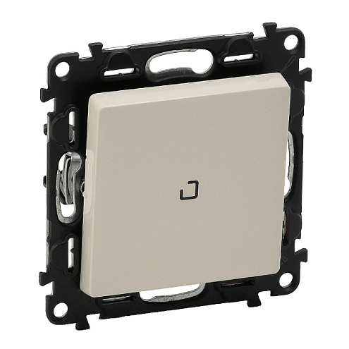 Механизм переключателя Valena Life промеж. 10АХ 250В с подсветкой; с лицевой панелью; винтовые зажимы слоновая кость Leg 752548: фотография 1