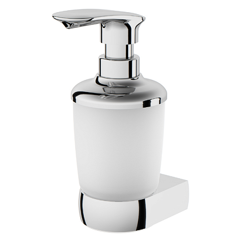 Дозатор для мыла настенный стеклянный AM.PM Sensation A3036900 хром: фотография 1