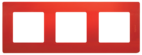 Рамка 3-м Etika красн. Leg 672533: фотография 1