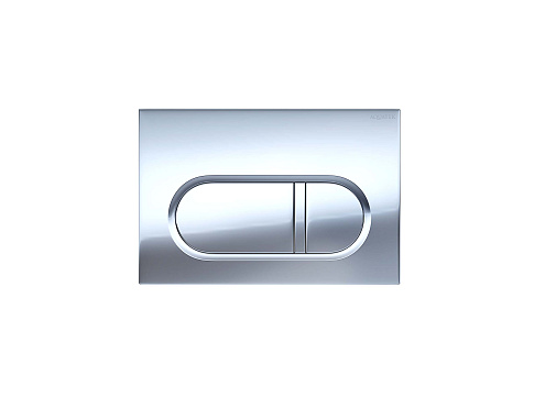 Панель смыва Aquatek KDI-0000043 хром глянец, клавиши прямоугольные : фотография 1