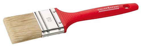 Кисть флейцевая ColorExpert универсальная 50мм, смешанная щетина, пластиковая ручка /6: фотография 1