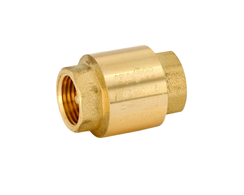 Клапан обратный 1/2" пружинный с метал. затвором Optimal UNI-FITT (пружина нерж.сталь) (20): фотография 1