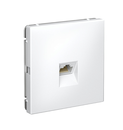 Розетка компьютерная ArtGallery RJ45 кат.5E механизм лотос Systeme Electric GAL001383: фотография 1