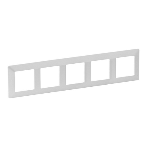 Рамка 5-мест Valena Life универсальная жемчуг Leg 754145: фотография 1