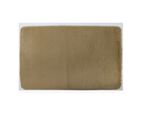 Коврик меховой Roomis темно-коричневый 80х120: фотография 1