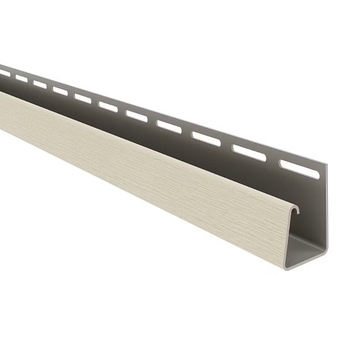 J профиль Технониколь для фасадных панелей, слоновая кость 3м: фотография 1