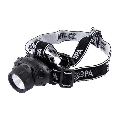 Фонарь налобный светодиодный GB-410 на батарейках 3хААА 3 режима IP44 черн. ЭРА Б0051463: фотография 1