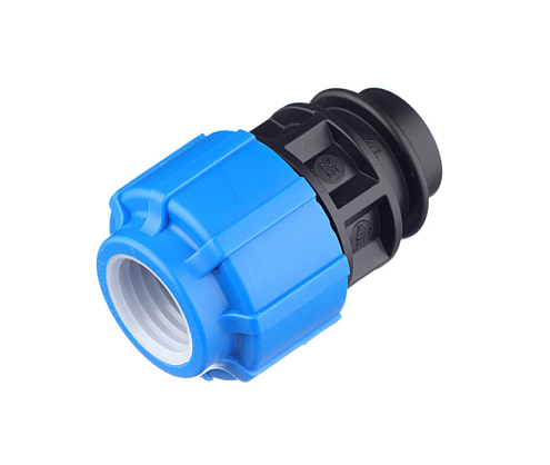 Муфта ПЭ 25х1/2&quot; внутренняя резьба  обжимная ТПК-Аква: фотография 1