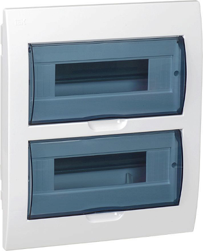 Корпус пластиковый KREPTA 3 ЩРВ-П-24 IP41 белый IEK MKP12-V-24-40-10: фотография 1