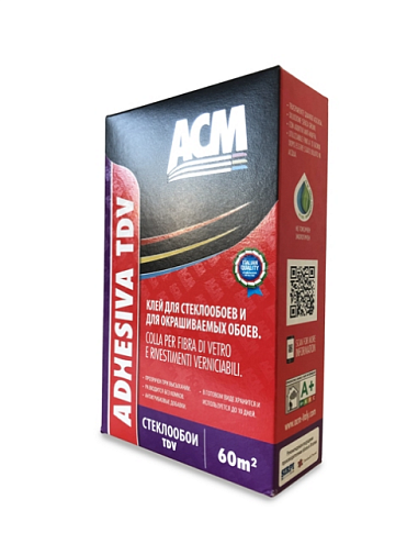 Клей Adhesiva TDV для стеклообоев и под покраску 250 гр. до 60 м.кв: фотография 1