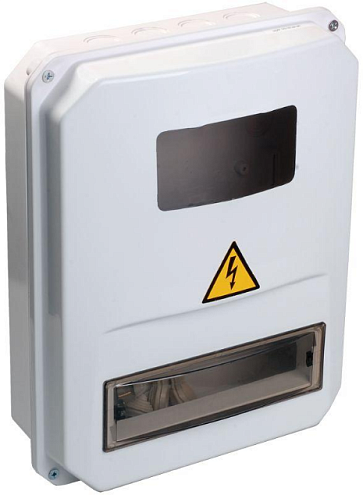 Корпус пластиковый ЩУРн-П 3/10 IP55 IEK MSP310-3-55: фотография 1