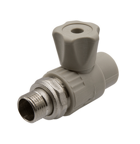 Кран американка шаровый 20х1/2'' прямой EVER plast   : фотография 1