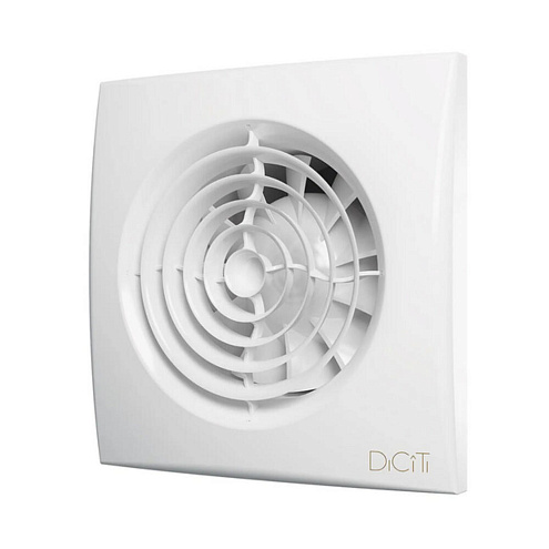 Вентилятор D100 AURA 4C MRH обратный клапан, комбинация таймера, датчика света и датчика влажности DICITI: фотография 1