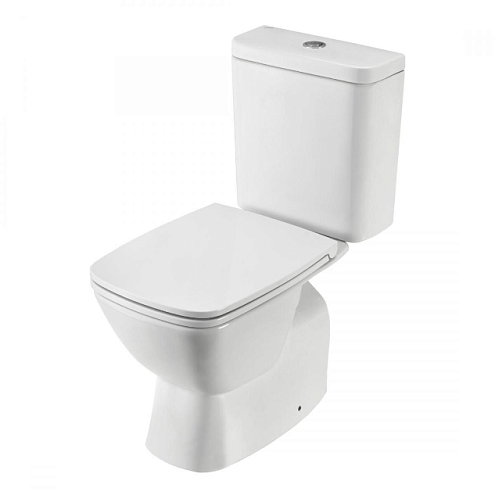 Унитаз-компакт Santek Нео Rimless  безободковый напольный с микролифтом: фотография 1