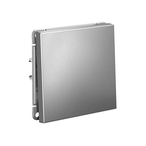 Переключатель 1-клавишный ArtGallery (сх.6) 10AX механизм сталь Systeme Electric GAL000961: фотография 1