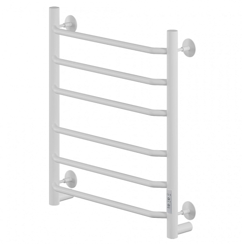 Полотенцесушитель Mixline Mira 60х50 таймер, 268 Вт, 6 перекладин, трапеция, электрический, белый: фотография 1