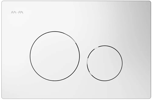 Клавиша смыва для инсталляции AM.PM Pro L I049001 пневматическая белая глянцевая: фотография 1