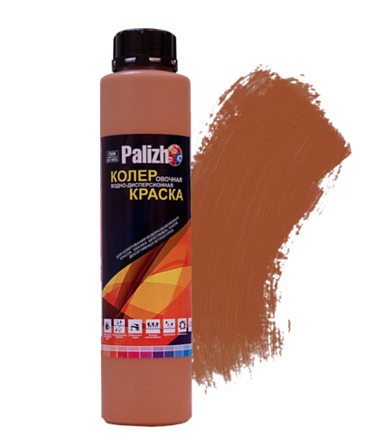 Колеровочная краска водно-дисперсионная &quot;Palizh&quot; бежевый 0,75л: фотография 1