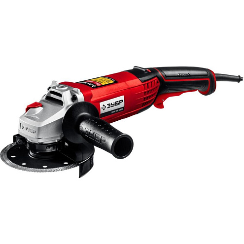 УШМ 125мм, 1200Вт, 3000-11000об/мин, двуручный хват, шнур 2м, ЗУБР: фотография 1