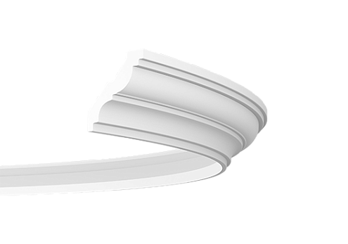 Карниз 1.50.288flex размеры 58х53х2000 мм: фотография 1