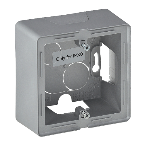 Коробка 1 пост Valena Life для накладного монтажа алюм. Leg 754211: фотография 1