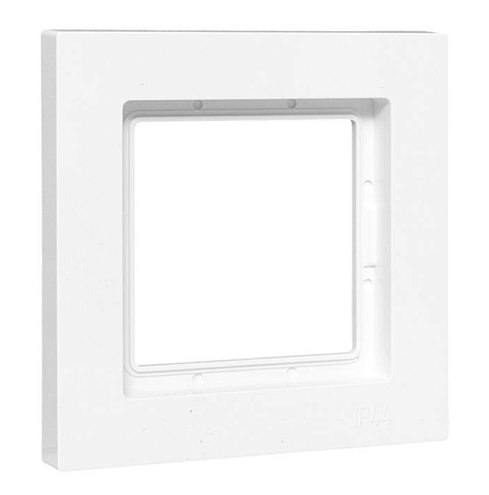 Рамка 1-местная Эпика IP44 пластик белый EKF UP1-FPW-01-44: фотография 1