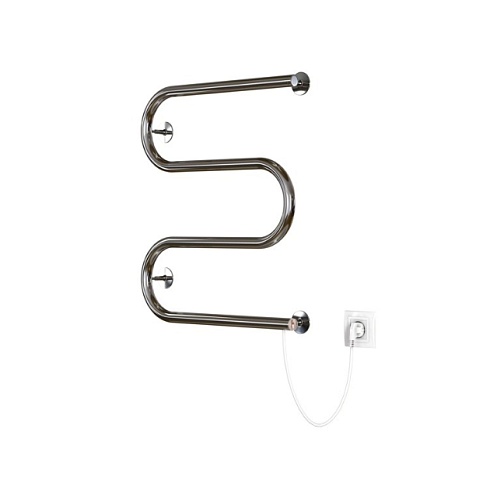 Полотенцесушитель Mixline Simple M 60x50 кнопочный выключатель, 192 Вт: фотография 1