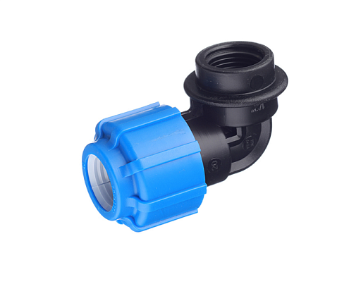 Отвод ПЭ 20х1/2&quot; внутренняя резьба  обжимная ТПК-Аква: фотография 1