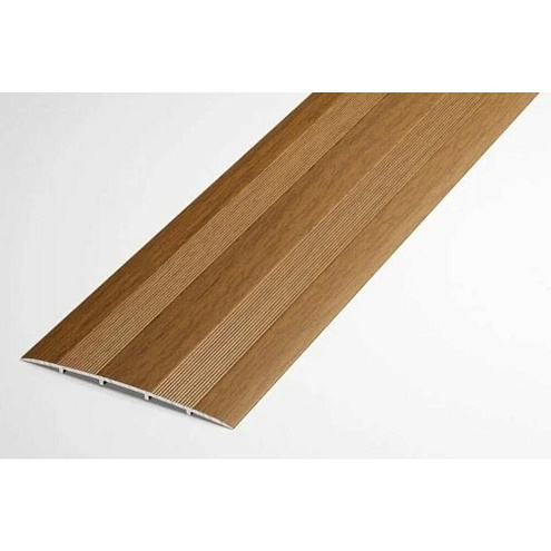 Порог широкий стык 80мм 0,9м дуб темный: фотография 1