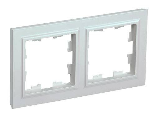 Рамка 2-местная BRITE РУ-2-БрЖ жемчуг IEK BR-M22-K36: фотография 1