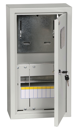 Корпус металлический ЩУРн-1/9 (470х260х145мм) IP31 TITAN IEK MKM22-N-09-31-ZO: фотография 1