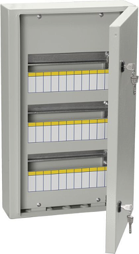Корпус металлический ЩРн-36 (540х330х120мм) IP54 TITAN 3 IEK MKM11-N-36-54-Z: фотография 1