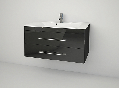 Тумба Элен 80 арт.115 черная: фотография 1