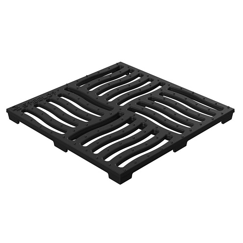 Решетка для дождеприемника чугунная SteeStart щелевая 300х300 С250: фотография 1