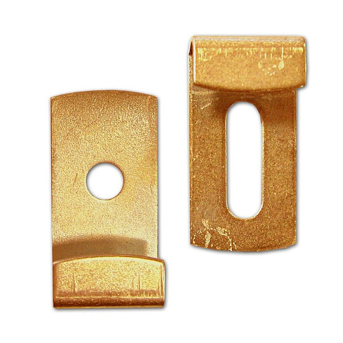 Крепление для зеркала желтый цинк &quot;Element&quot; набор: фотография 1