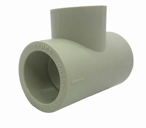Тройник переходный 25x20x25 TR-TB серый Tebo : фотография 1