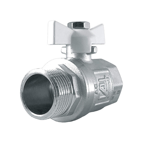 Кран шаровой 1&quot; бабочка г/ш STI: фотография 1