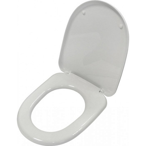 Сиденье для унитаза "Атлантик" Инкоэр металлическое крепление: фотография 1