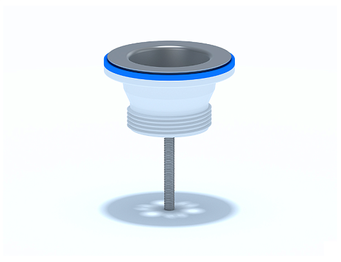  Выпуск 1 1/4&quot; с нержавеющей решеткой АНИ Пласт М200 : фотография 1