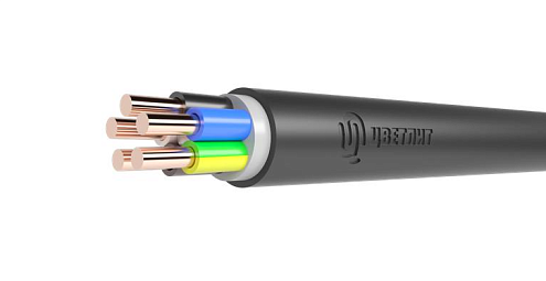 Кабель ППГнг(А)-HF 5х10 ОК (N PE) 0.66кВ Цветлит 00-00140604: фотография 1