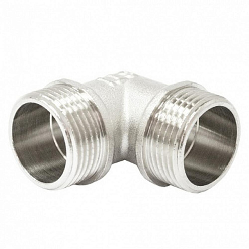 Уголок латунный 3/4" НН никелированный STI: фотография 1