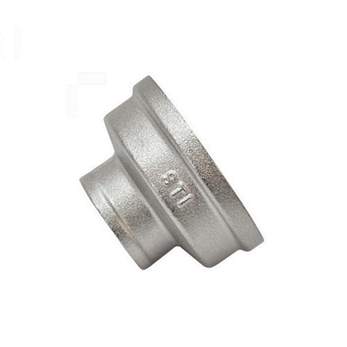 Муфта латунная переходная 1 1/2"x1 1/4" никелированная STI: фотография 1