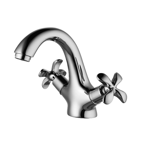 Смеситель Lemark &quot;Флора&quot; LM0106C для умывальника монолитный хром: фотография 1