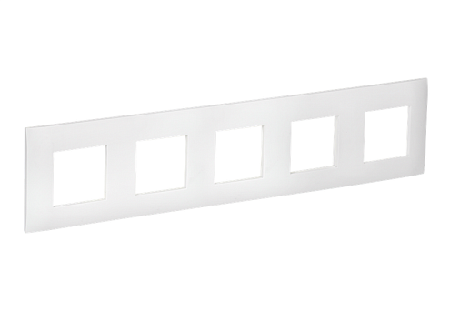 Рамка 5-местная SKANDY SK-F05W арктический белый IEK SK-M52-K01: фотография 1