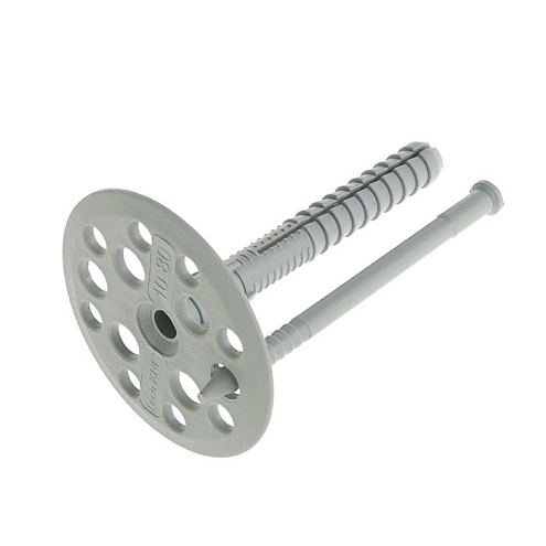 Дюбель для утеплителя с пластмассовым  гвоздем 10х80мм, 50шт: фотография 1