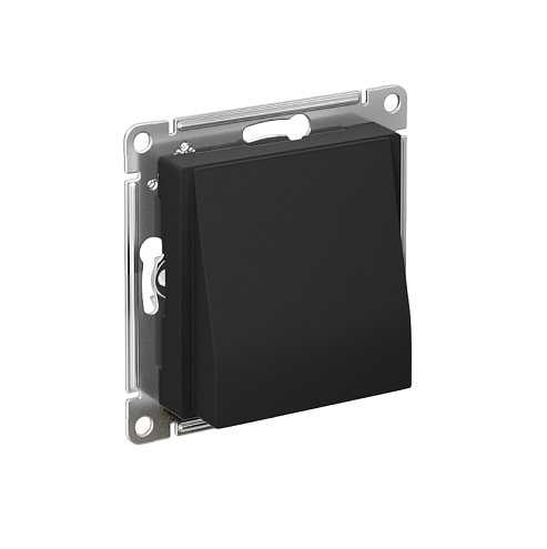 Вывод кабеля AtlasDesign механизм карбон  Systeme Electric  ATN001099: фотография 1