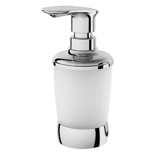 Дозатор для мыла настольный стеклянный AM.PM Sensation A3031900 хром: фотография 1