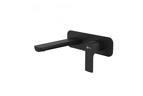 Смеситель Lemark &quot;Урсус&quot; LM7226BL для умывальника встраиваемый черный: фотография 1