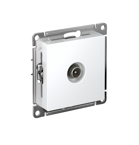 Розетка TV AtlasDesign оконечный 1DB механизм белый  Systeme Electric ATN000191: фотография 1